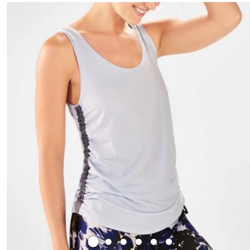 Fabletics Light Gray Tank Top NWOT